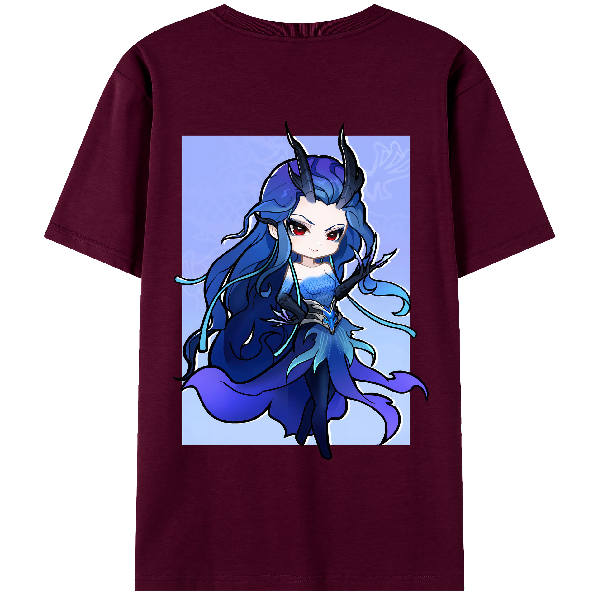 （画像用） Ne Zha 2 ナタ 魔童の大暴れ レディース半袖Tシャツ(バックプリント)
